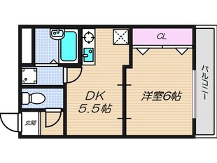 布施駅 徒歩11分 4階の物件間取画像